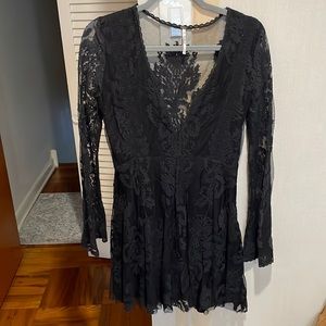Black Lace FREE PEOPLE DRESS